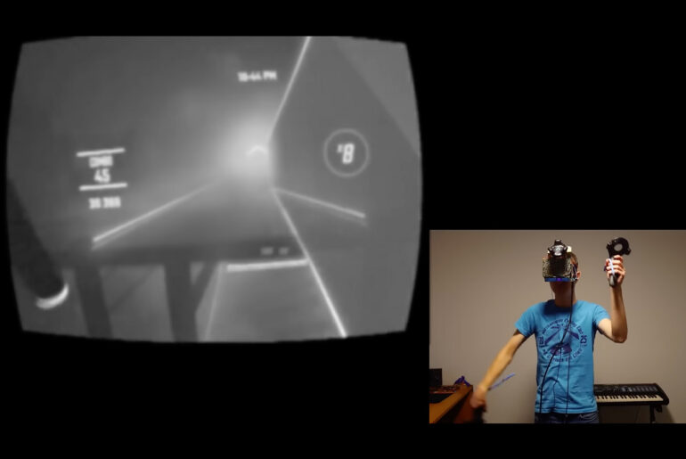 Homemade VR Headset Sony Watchman Portable TV