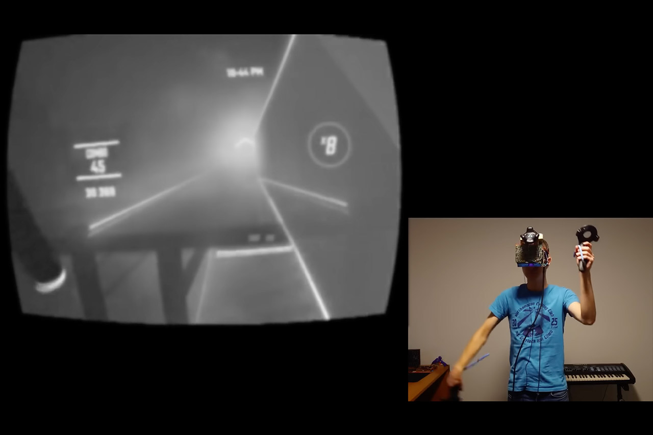 Homemade VR Headset Sony Watchman Portable TV