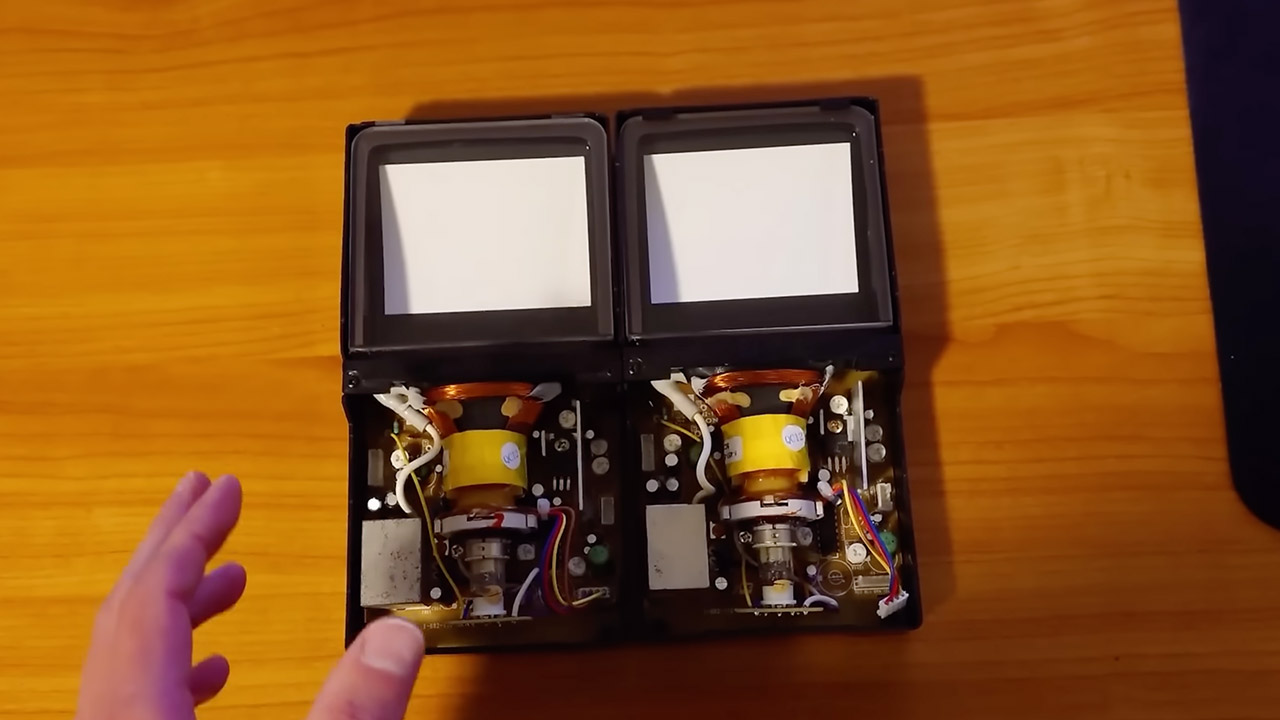 Homemade VR Headset Sony Watchman Portable TV