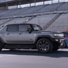 GMC Hummer EV Drag Racing Ferrari Ford GT