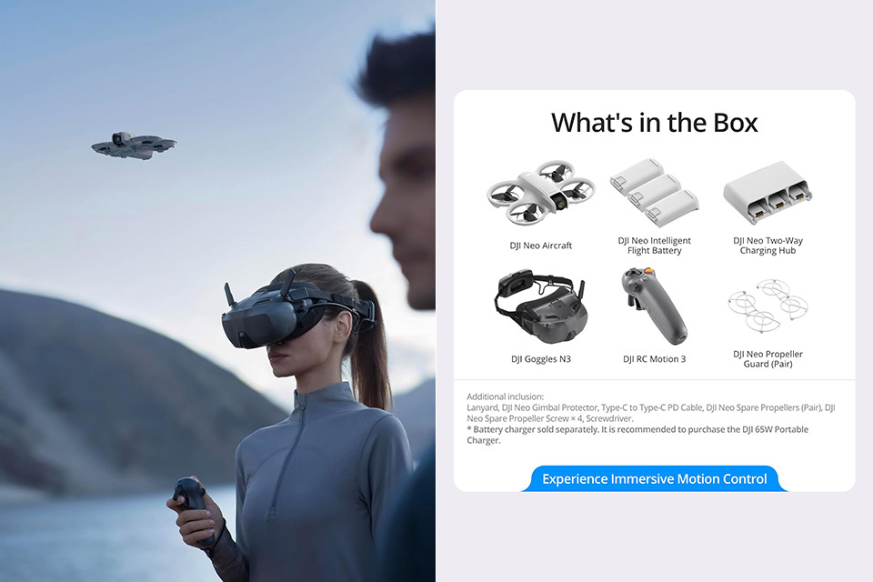 DJI Neo Motion Fly More Combo