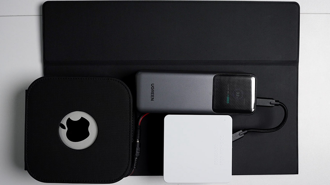 Portable Power Bank-Powered Mac Mini M4