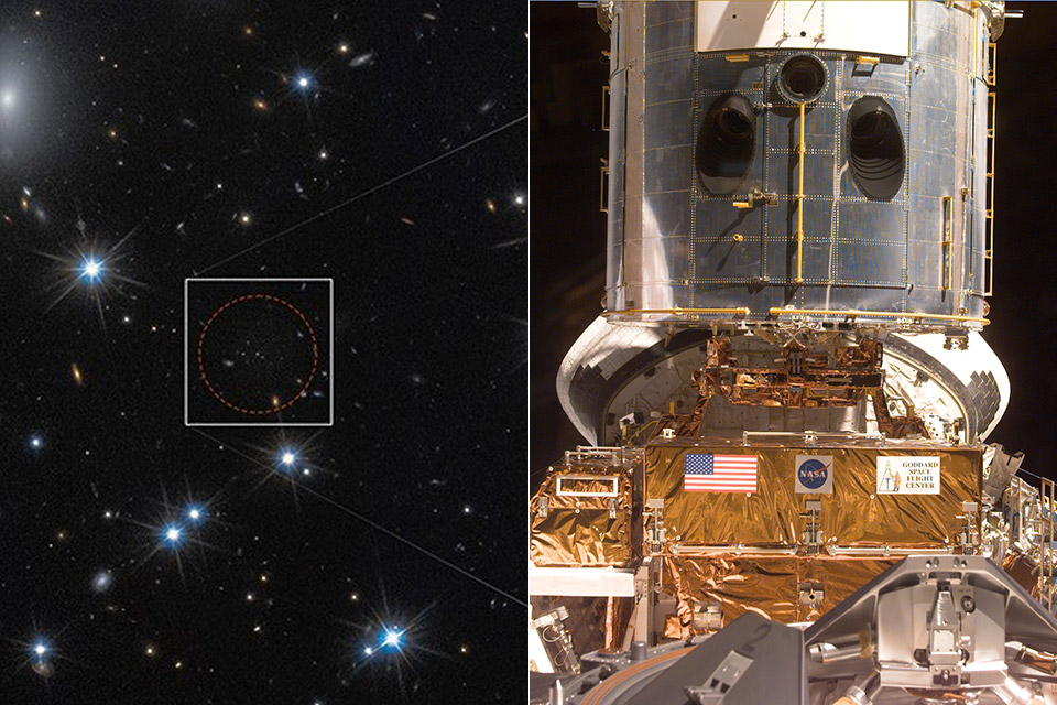 Hubble Discovers One of the Darkest Galaxies Known to Exist