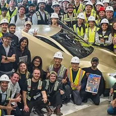 Giga Texas First Tesla Cybercab Production