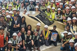Giga Texas Sees First Tesla Cybercab Roll Off the Line - TechEBlog