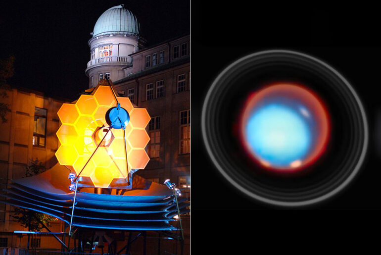 Webb Telescope 3D Map Auroras Uranus