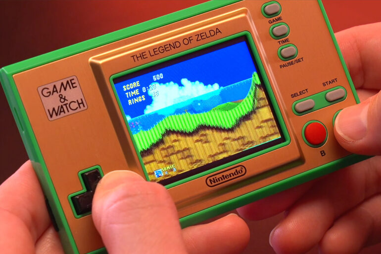 Zelda Game and Watch Handheld Retro Gaming Mod