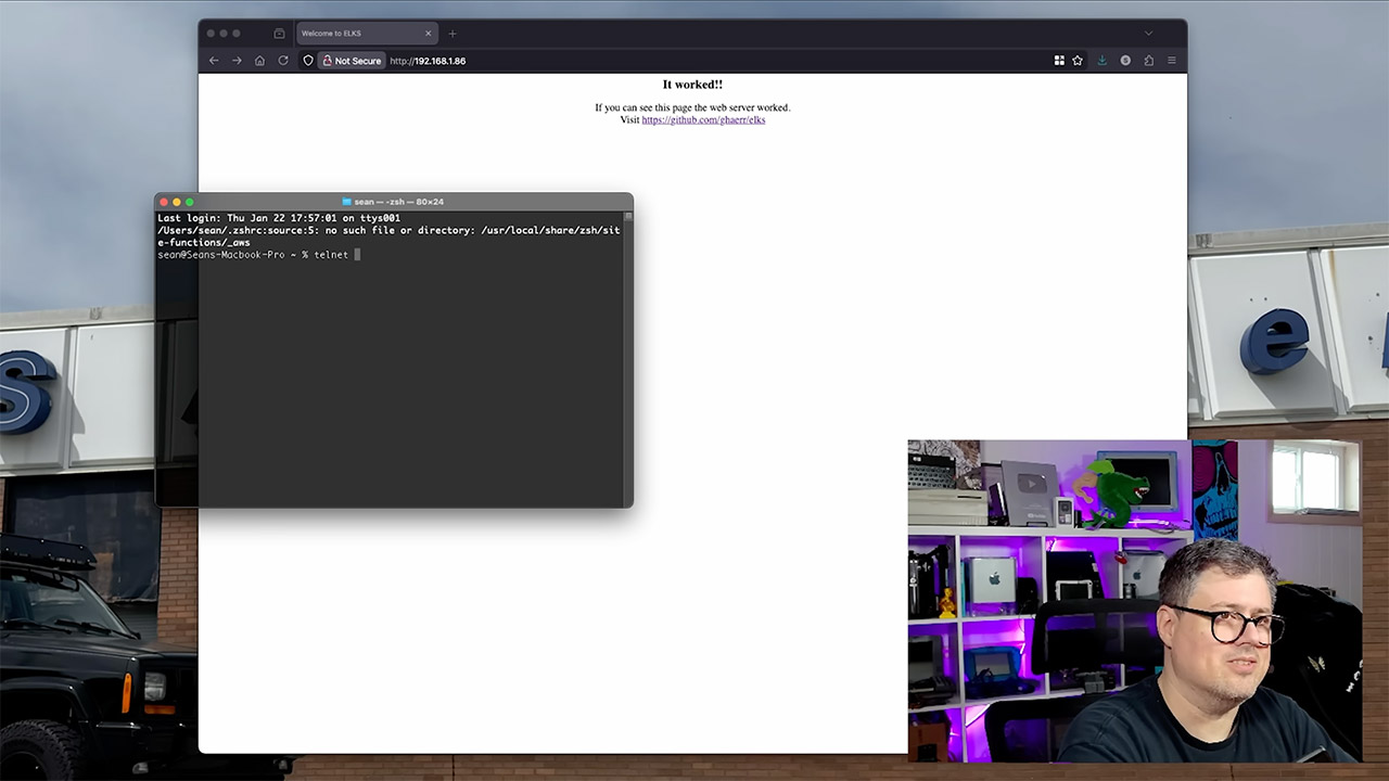 Floppy Disk OS Web Server ELKS