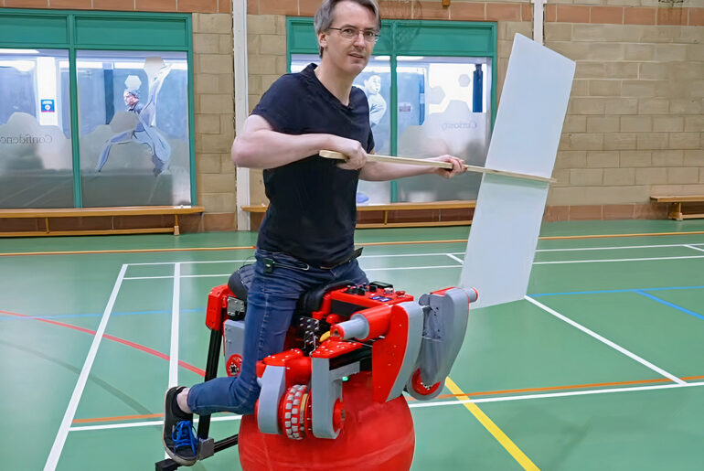 James Bruton Self-Balancing One-Ball Bike