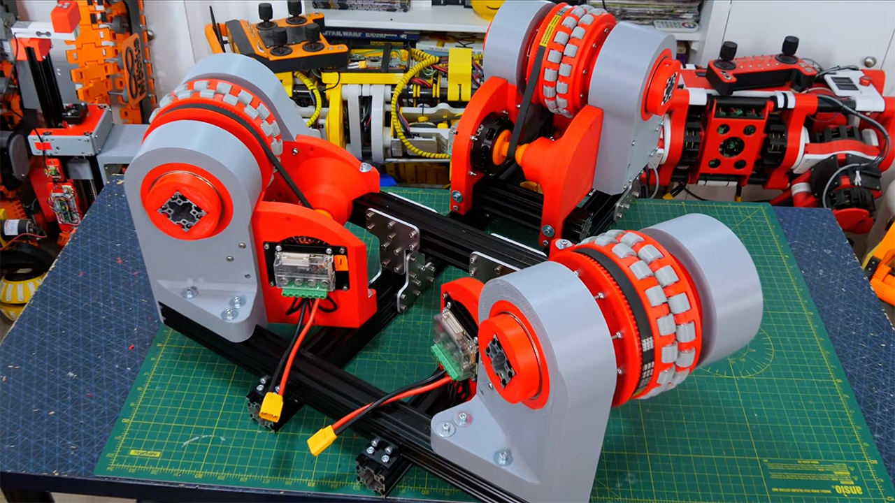 James Bruton Self-Balancing One-Ball Bike