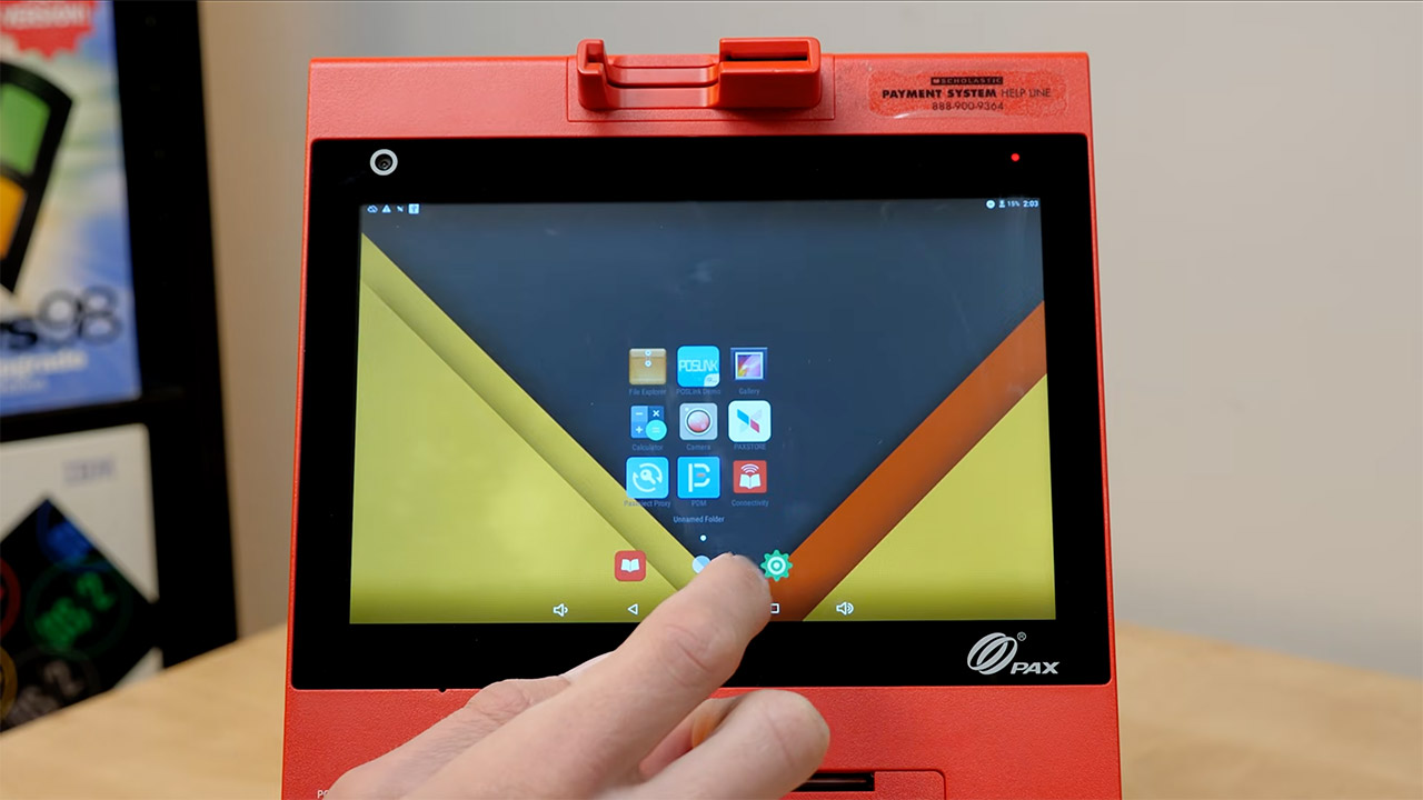 Scholastic Book Fair Computer Terminal