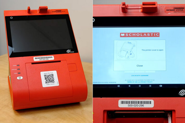 Scholastic Book Fair Computer Terminal