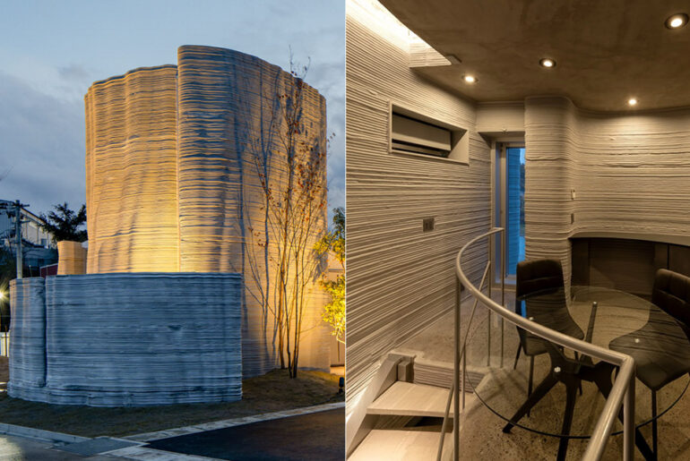 O House Japan 3D-Printed Reinforced Concrete Home