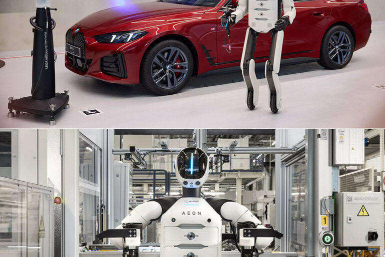 BMW AEON Humanoid Robots Leipzig Factory