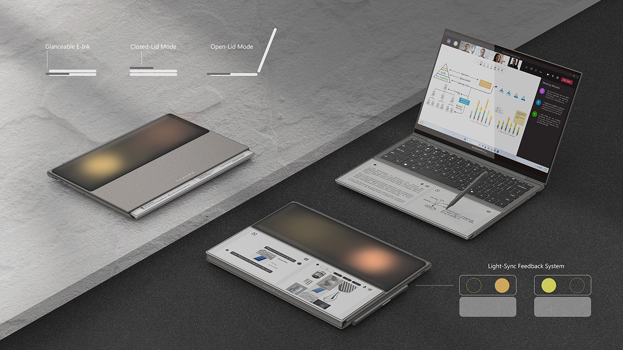 Compal AI Book Concept E-Ink