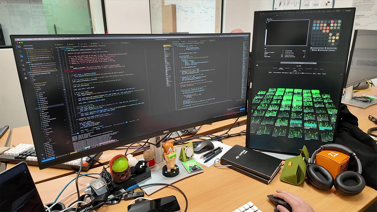 Human Brain Cells CL1 Biological Computer Learn to Play DOOM