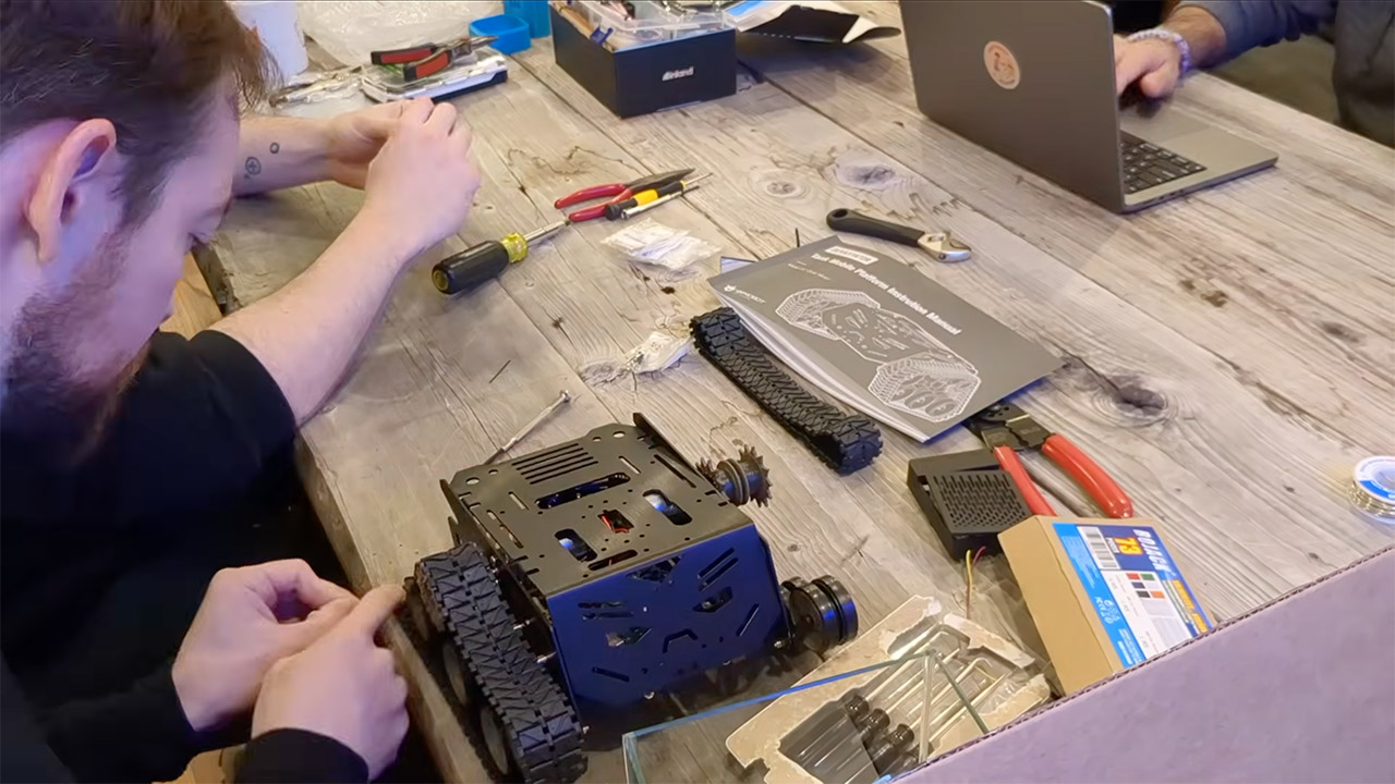 Fish Learns to Drive Robotic Tank