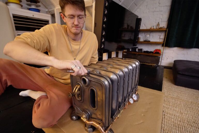 Cast Iron Victorian Radiator Gaming PC Mod