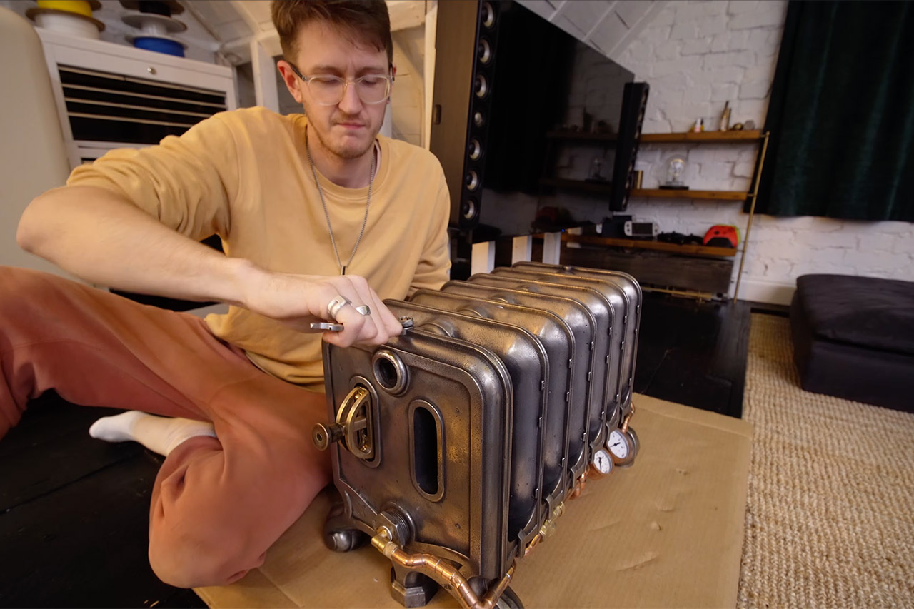 Cast Iron Victorian Radiator Gaming PC Mod