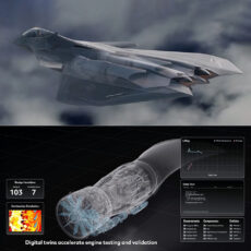 Boeing F-47 XA-103 Engine