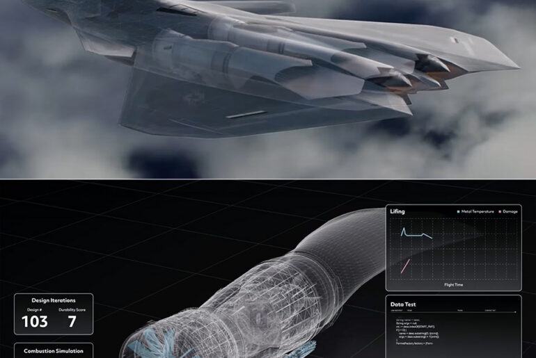 Boeing F-47 XA-103 Engine