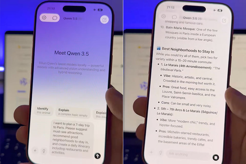 Alibaba Qwen 3.5 On-Device AI iPhone 17
