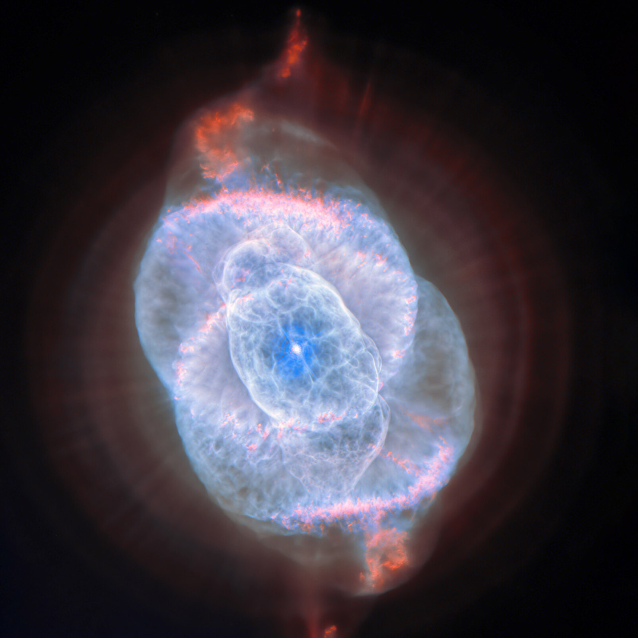 Hubble Euclid Cat's Eye Nebula NGC 6543