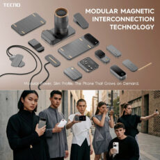 TECNO Modular Magnetic Interconnection Technology Smartphone Concept MWC