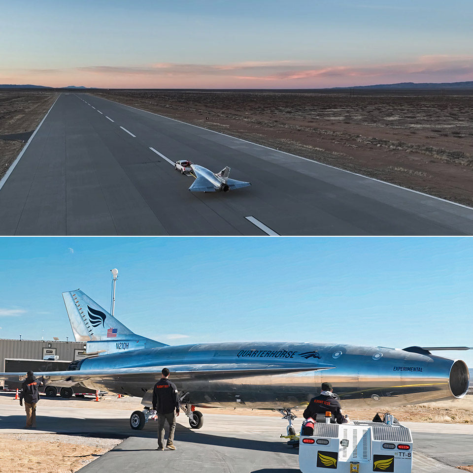 Hermeus Quarterhorse MK2.1 SR-71 Record Test Flight