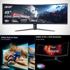 Acer Nitro 49-inch Ultrawide Gaming Monitor EI491CUR