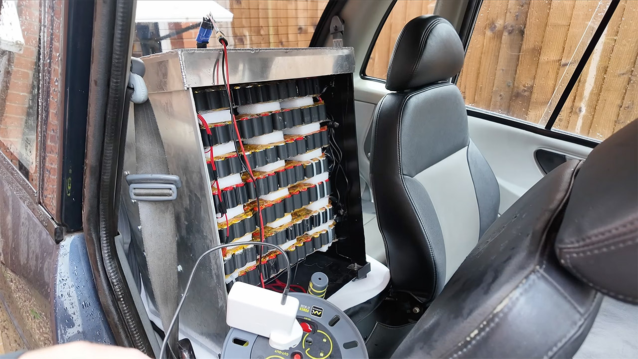 Vape Battery Powered Electric Car Project