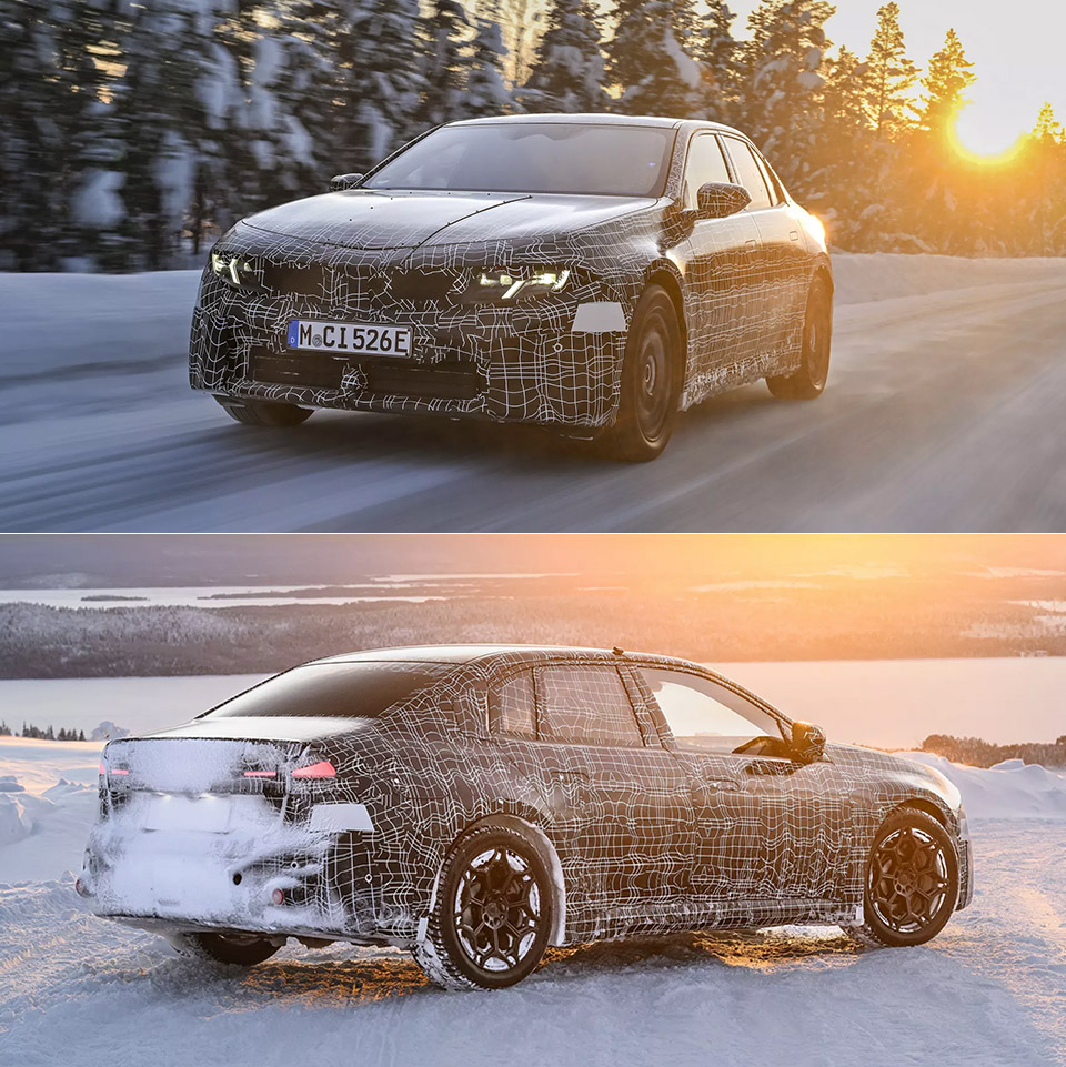 Neue Klasse BMW i3 Prototype Winter Testing Arctic Circle