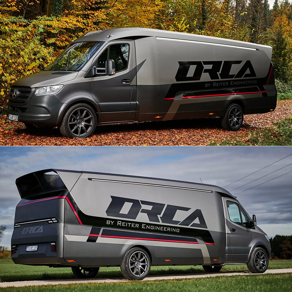 Reiter Engineering ORCA Transporter Carbon Fiber Sprinter Van