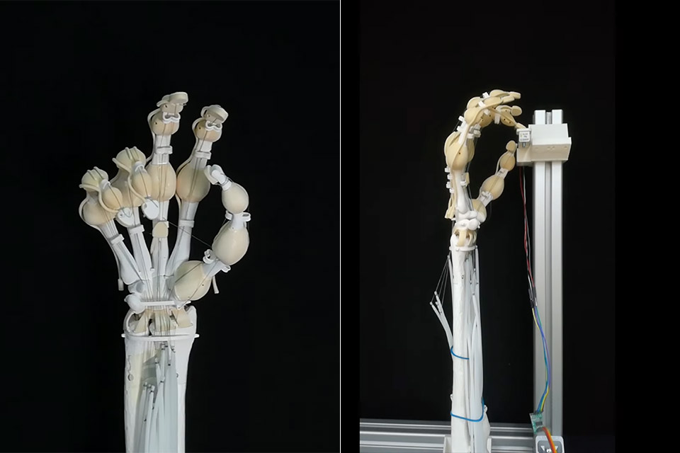 ETH Zurich Robot Hand Artificial Muscles