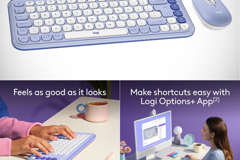 Logitech POP ICON Combo Keyboard Mouse