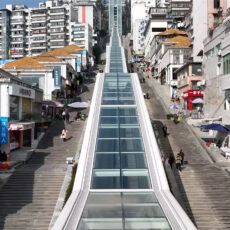 Chongqing Wushan Goddess Escalator Longest in the World