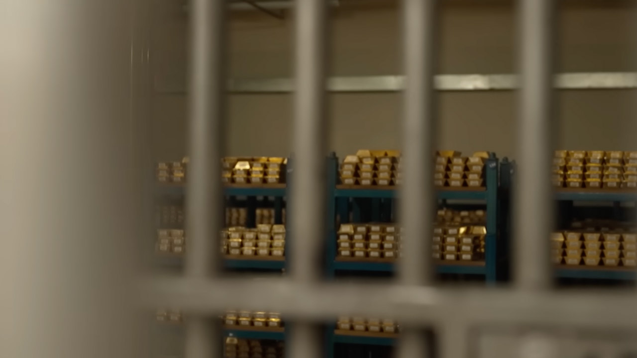 Bank of England Gold Vault Inside