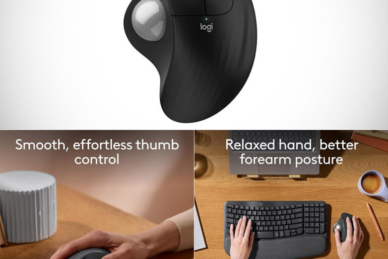 Logitech ERGO 575S Wireless Trackball Mouse