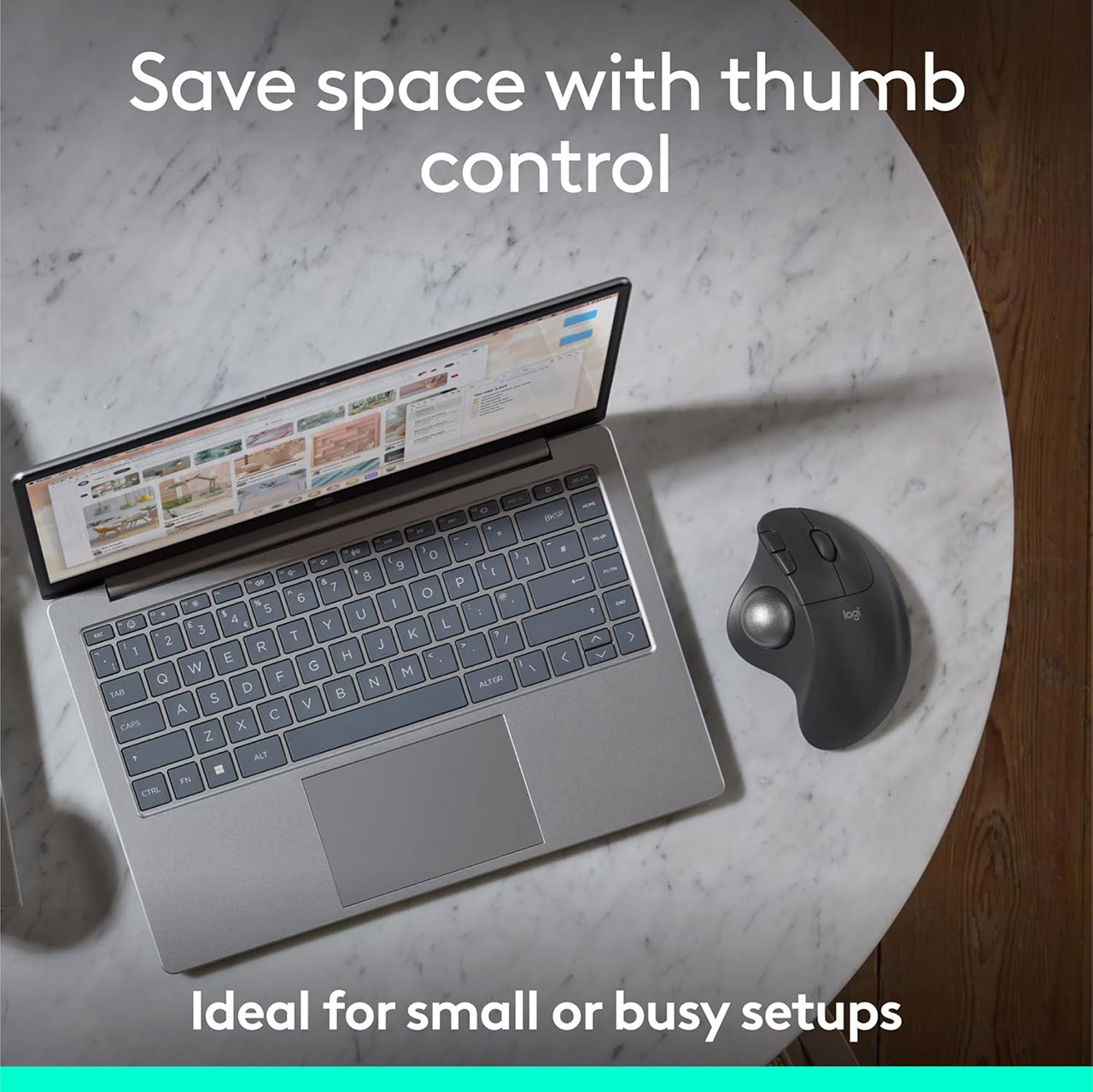 Logitech ERGO M575S Wireless Trackball Mouse