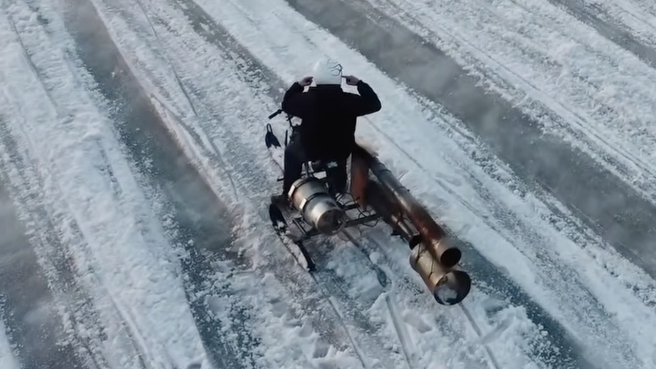 Homemade Pulse Jet-Ski Trike