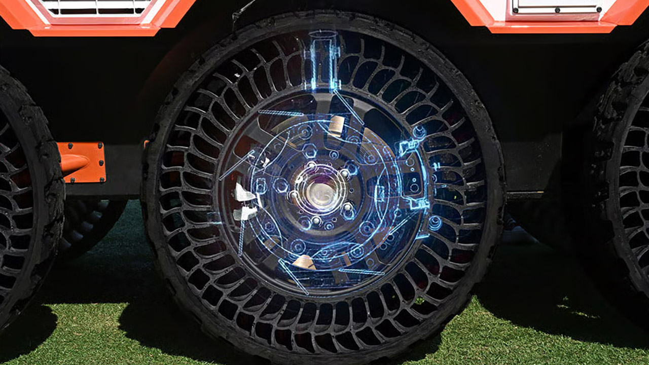 Hyundai Firefighting Robot Flames