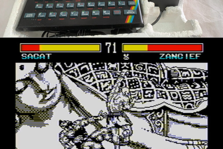 Street Fighter Port ZX Spectrum Sweet Fightin 2