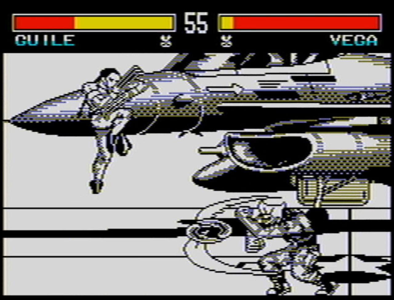Street Fighter Port ZX Spectrum Sweet Fightin 2 Screenshot