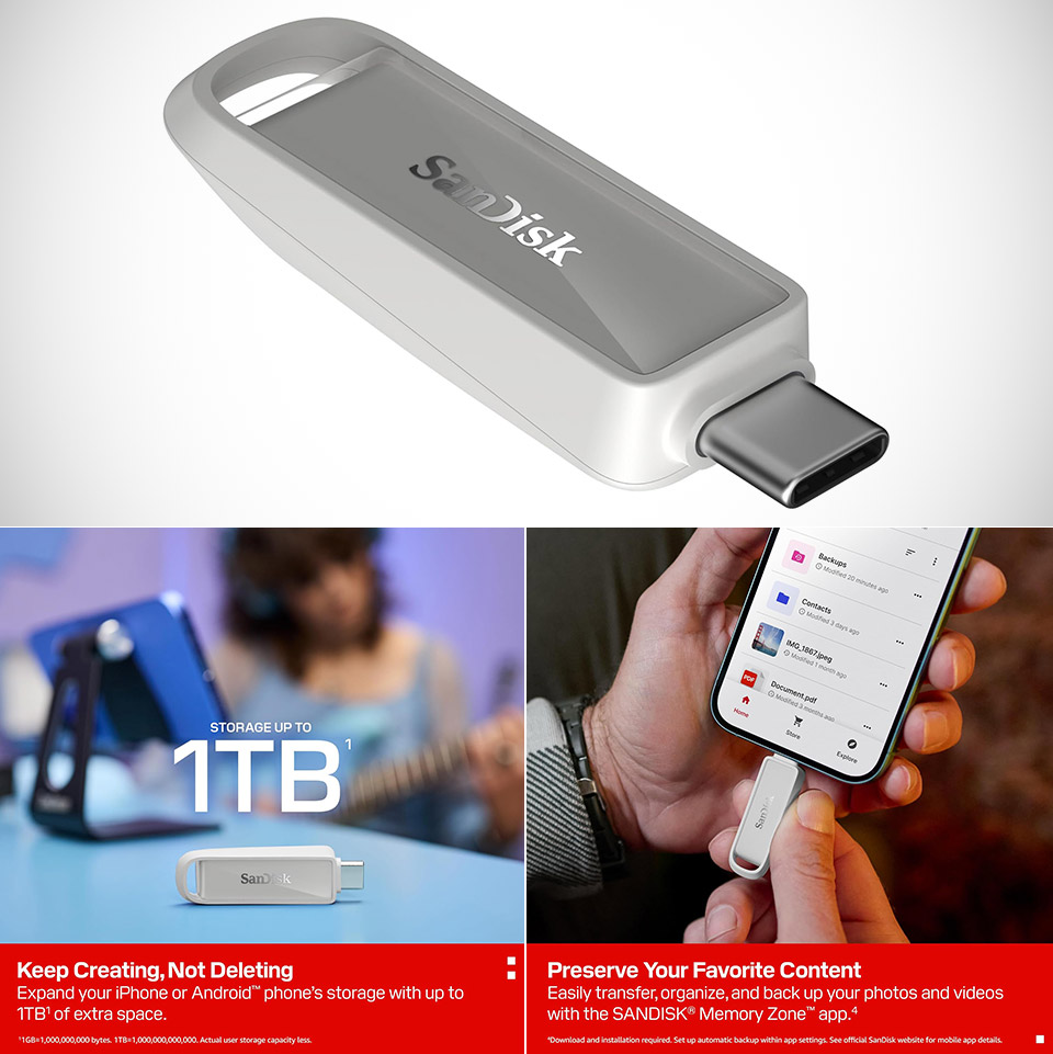 SanDisk 1TB Phone Drive