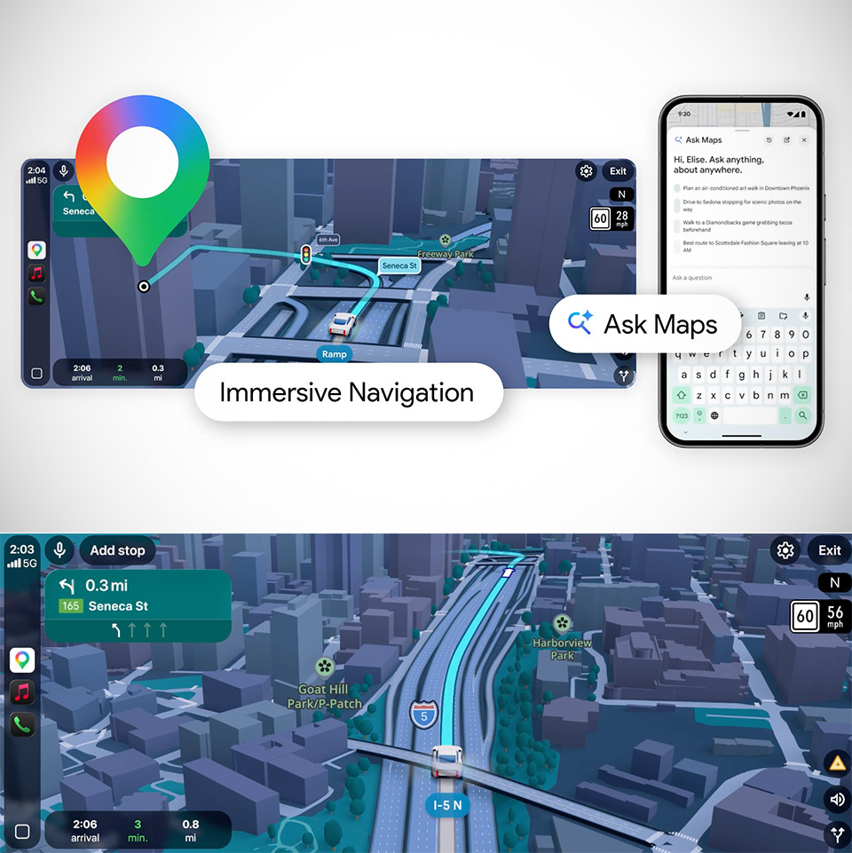 Gemini Google Maps Update 3D Maps
