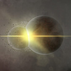 Gaia20ehk Planet Collision Colliding