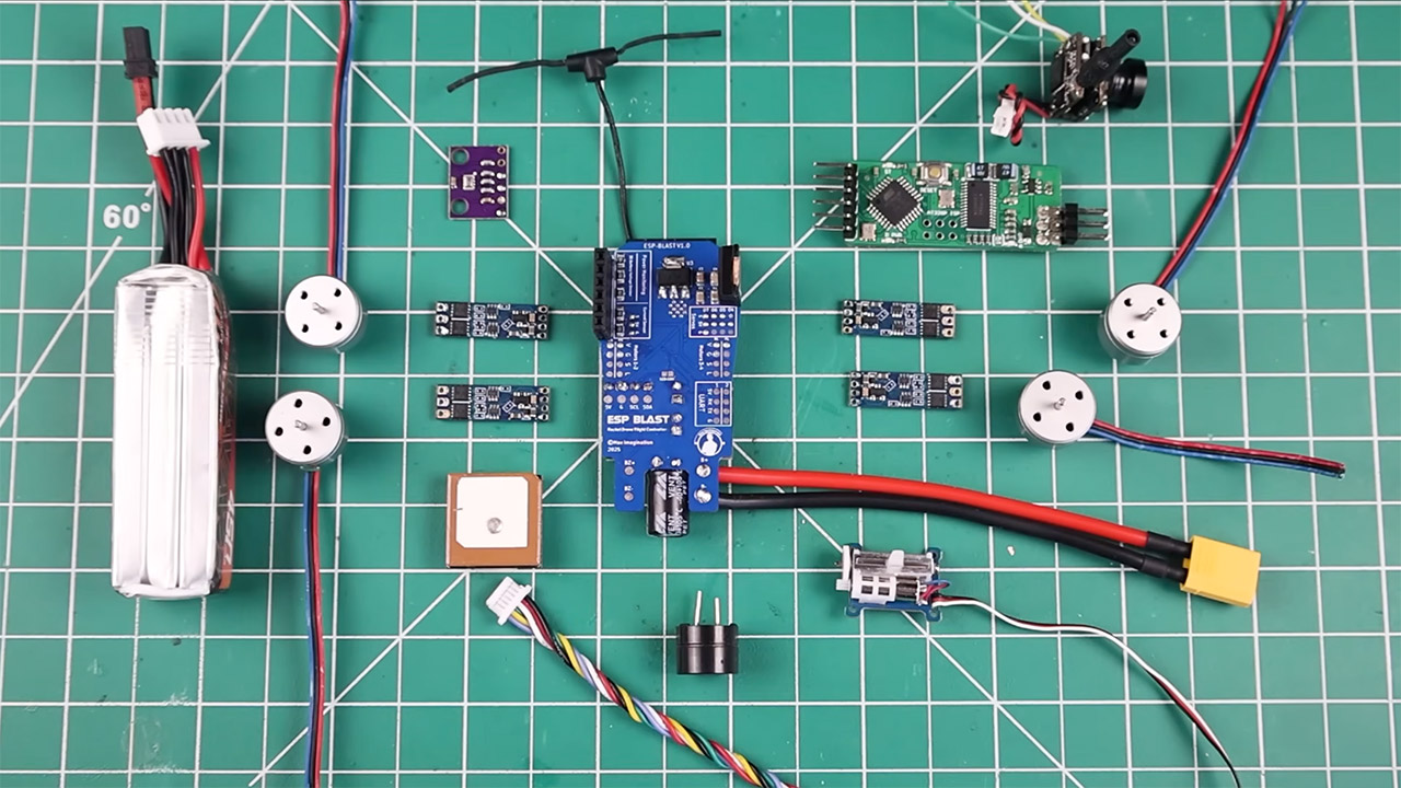 ESP-BLAST World's Smallest Brushless Rocket Drone