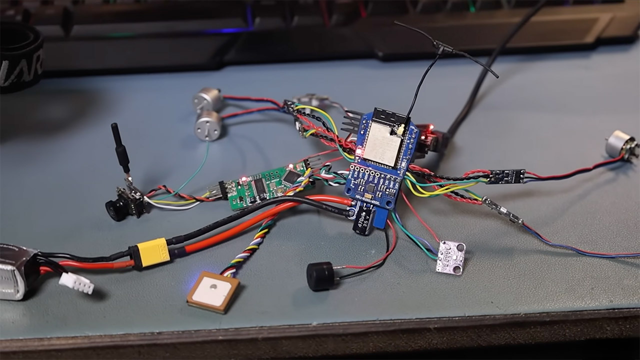 ESP-BLAST World's Smallest Brushless Rocket Drone