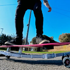 Colin Furze Magnet Suspension Skateboard