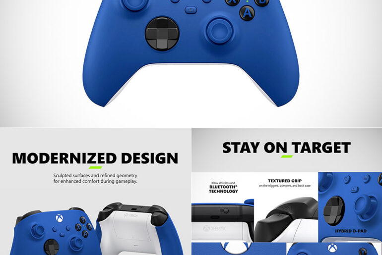 Microsoft Xbox Controller Shock Blue